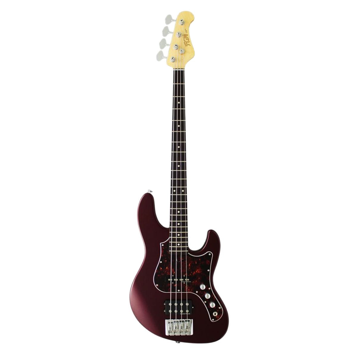 Fgn® Mighty Jazz Jmj2-Al-R Bajo Eléctrico Funda | Azuki Metallic