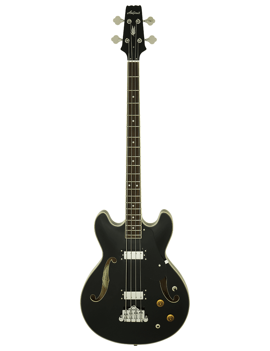 Aria® Tab-Class Bajo Eléctrico Semi-Hollow Con Funda| Black