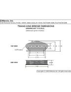 Dimarzio Capsula Guitarra Dp173 Bk Twang King Bridge Tele