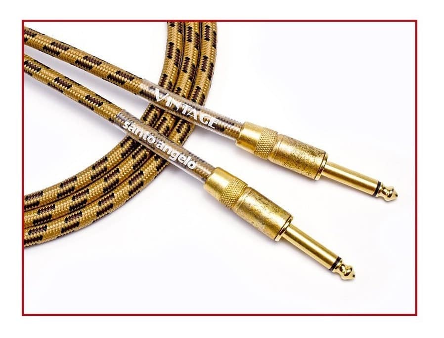 Santo Angelo Cable Guitarra Ofc Vintage 6.10m Plug 2 Rectos