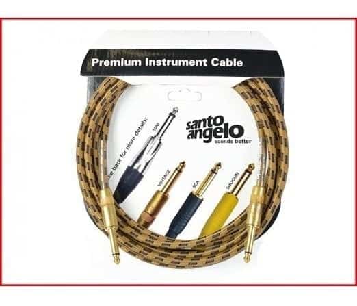 Santo Angelo Cable Guitarra Ofc Vintage 6.10m Plug 2 Rectos