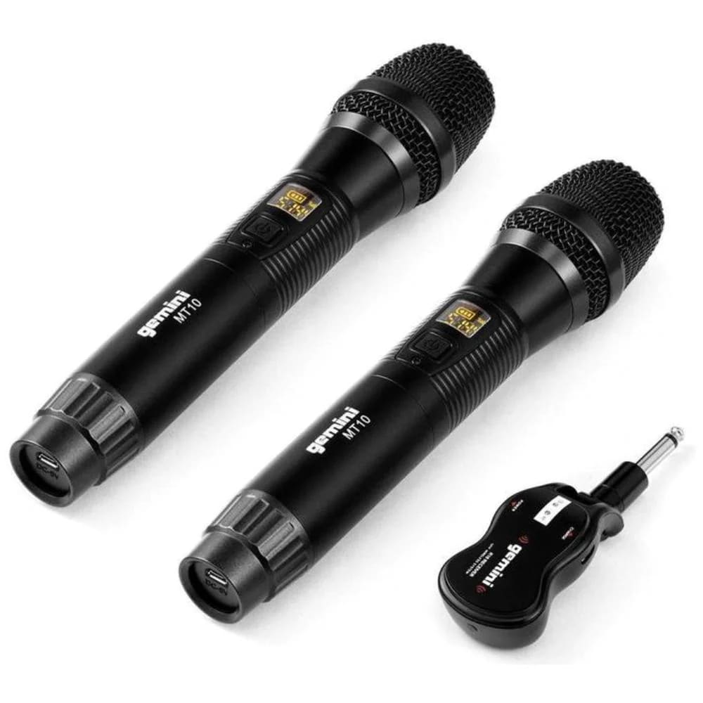 Gemini Gmu-M200 Sistema Inalámbrico Mano Doble Uhf