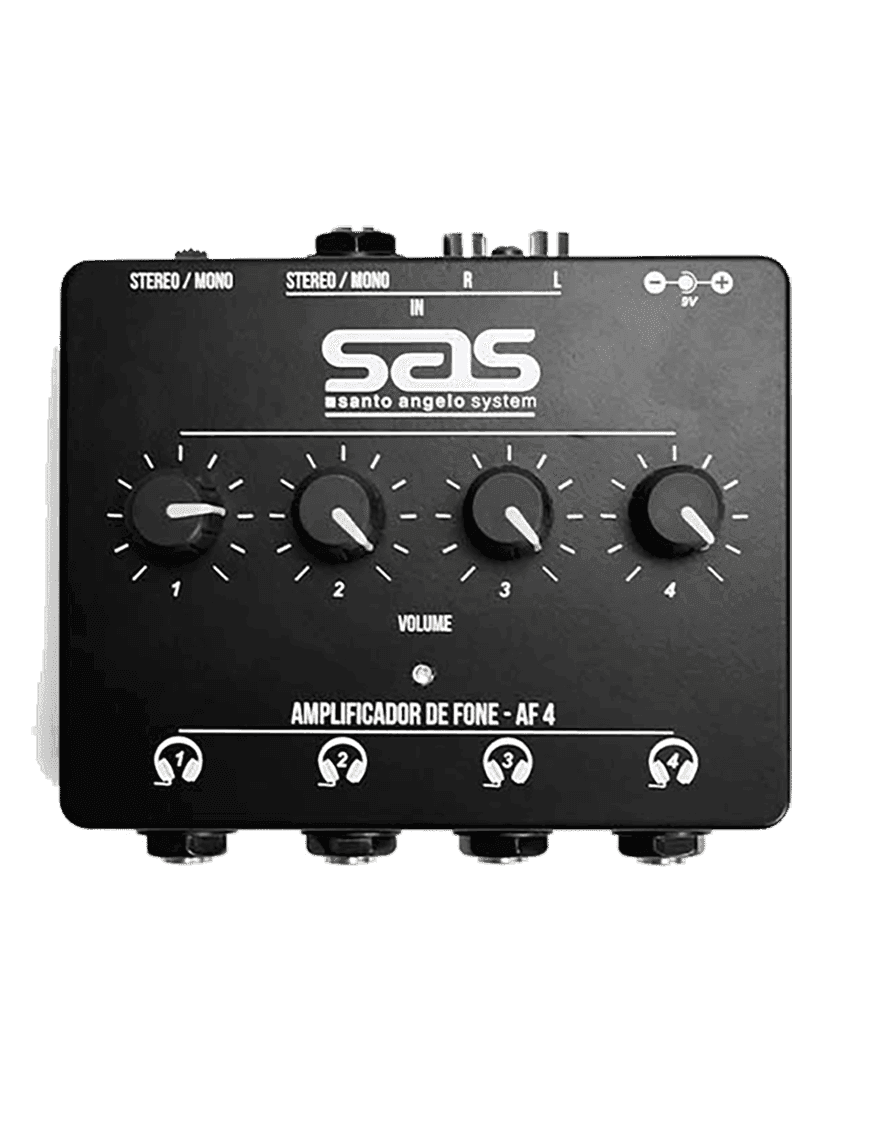 Santo Angelo Af4 Amplificador Audífonos 4 Salidas