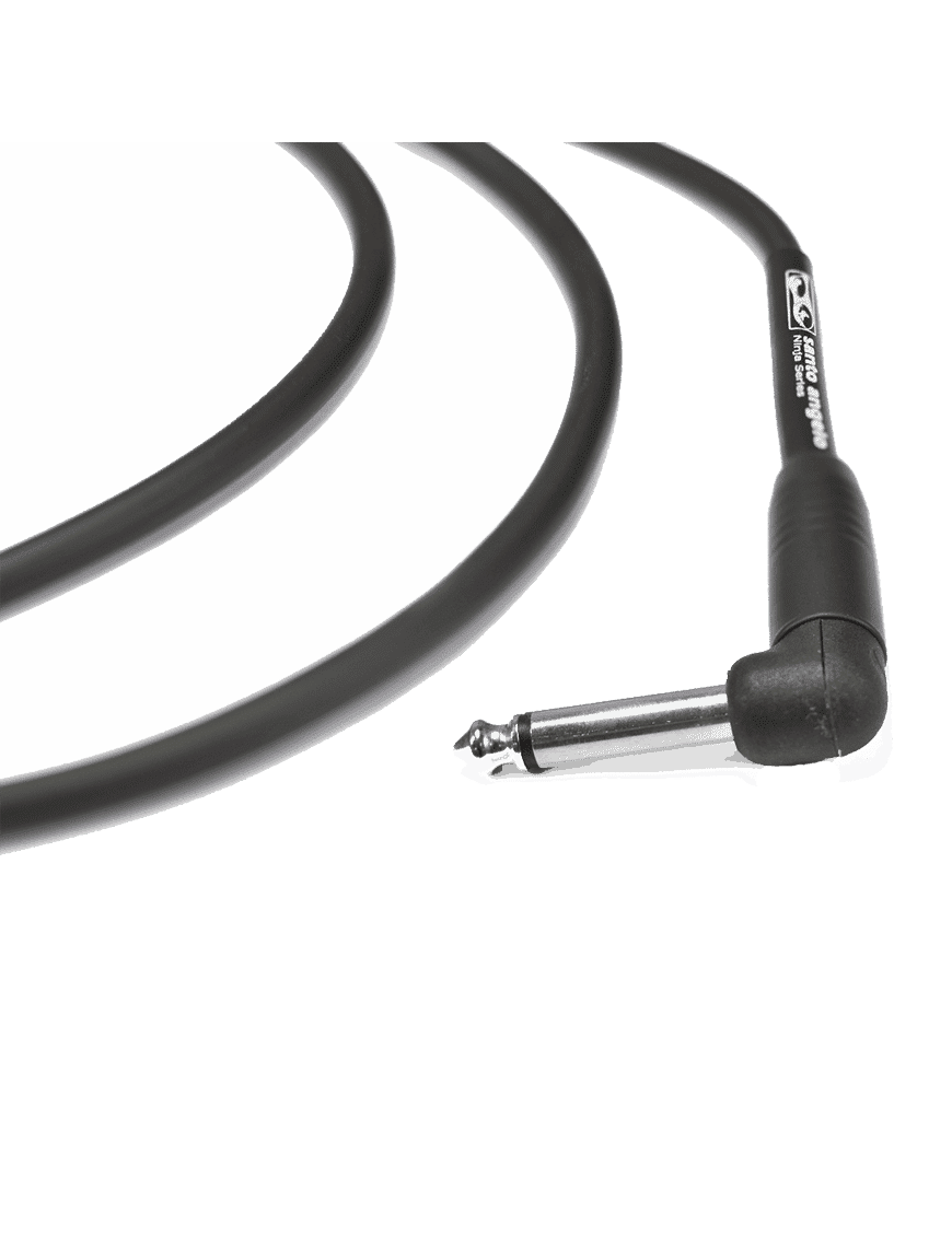 Santo Angelo® Ninja 4.57mt Cable Instrumentos Plug ¼" Recto A Plug ¼" L 90° Ofhc