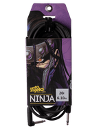 Santo Angelo® Ninja 4.57mt Cable Instrumentos Plug ¼" Recto A Plug ¼" L 90° Ofhc
