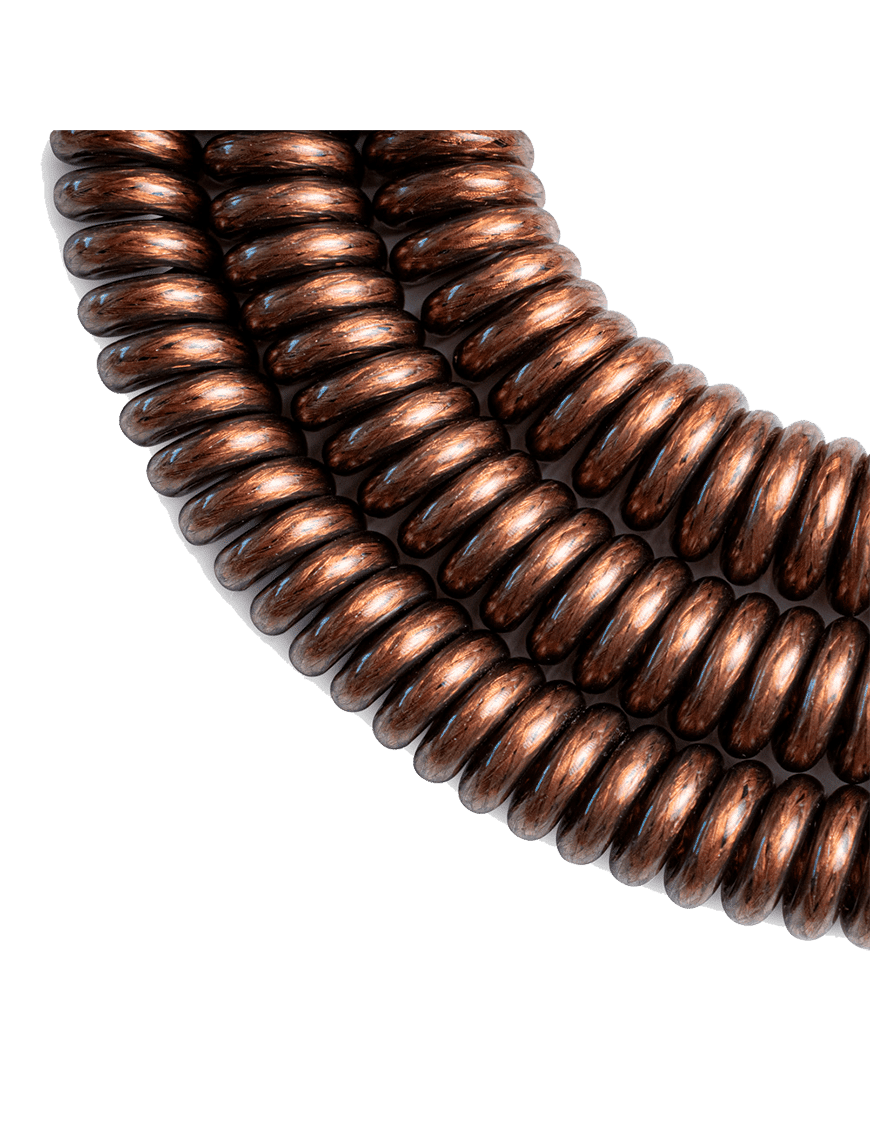 Santo Angelo® Tornado Cobre Cable Instrumentos Plug ¼" Recto A Plug ¼" 90º Ofhc | 9.15mt