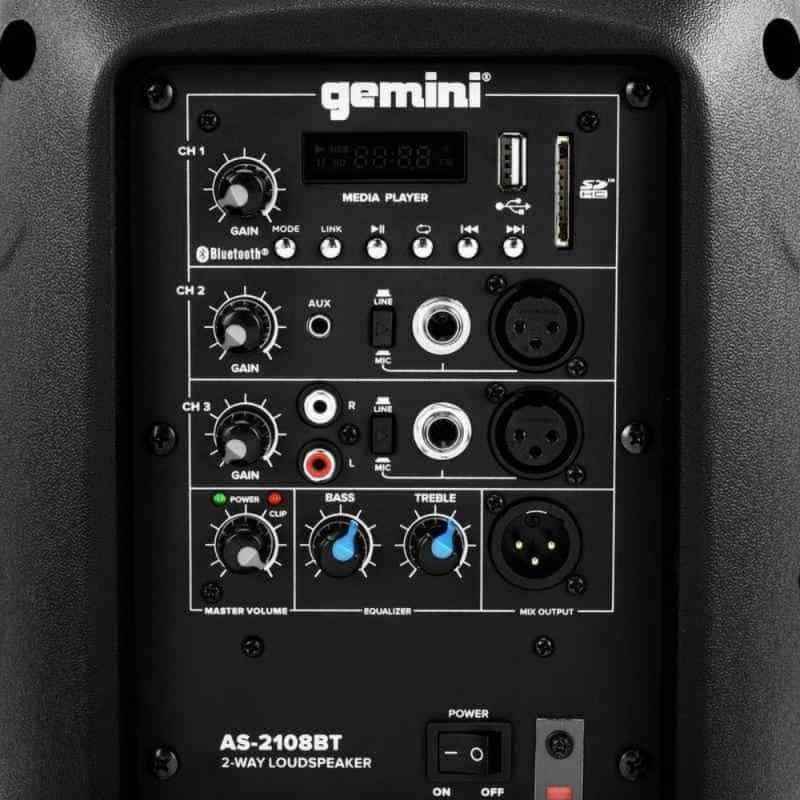 Gemini As-2108bt Caja Activa 8 Bluetooth