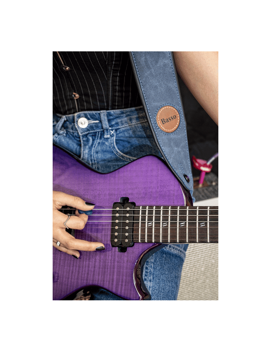 Basso Correa Guitarra Classic Jeans 7,5 Cm