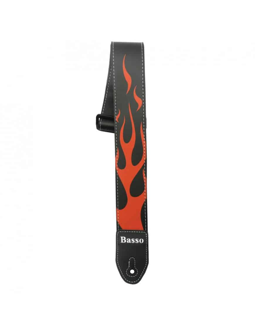 Basso Correa Guitarra Design Flam 5 Cm