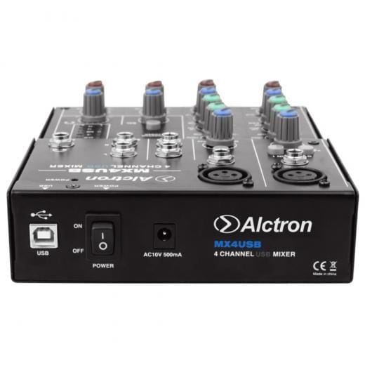 Alctron Mx4usb Mezclador 4 Canales Y Usb