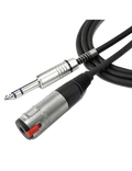 Santo Angelo® Ac19 3mt Cable Audio Extensión 1plug ¼" 1trs Macho A Plug ¼" Trs Hembra Ofhc