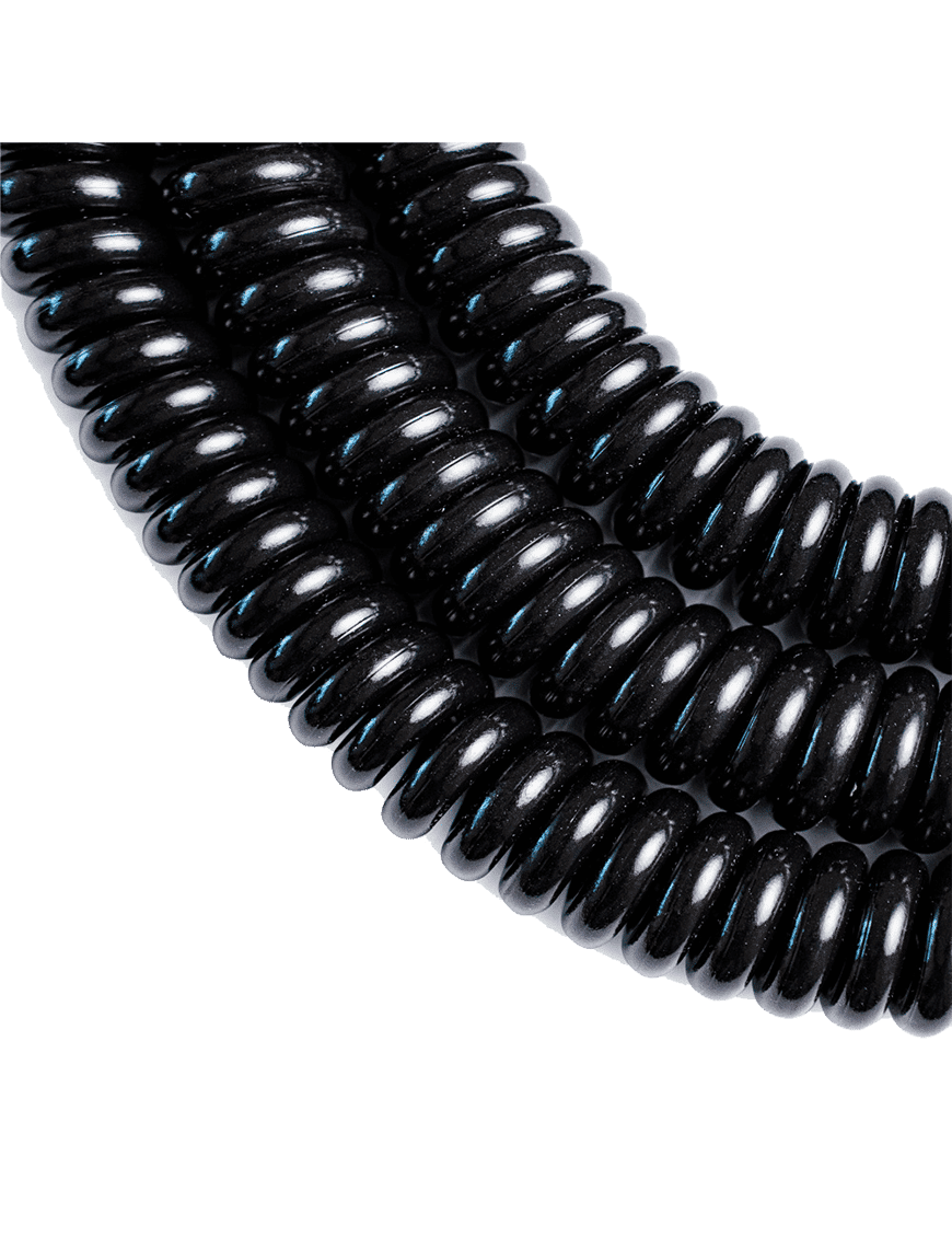 Santo Angelo® Tornado Black Cable Instrumentos Plug ¼" Recto A Plug ¼" 90° Ofhc | 9.15mt