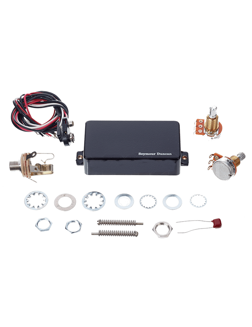 Seymour Duncan Ahb-1b Blackouts Cápsulas Guitarra Eléctrica Activa Bridge Kit Humbucker Black