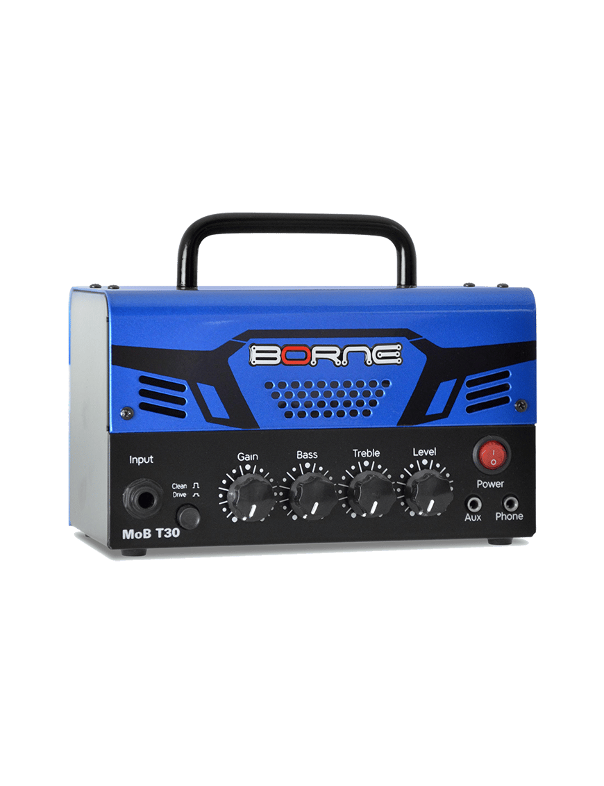 Aparentemente Sudán brecha Borne® Amplificador Guitarra Cabezal MoB T30 30W 2 Canales Color: Azul -  Matchmusic