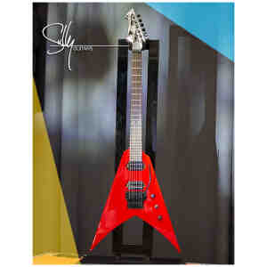Sully® Guitarra Eléctrica Revolution Lola Red Floyd Rose Con Estuche Duro