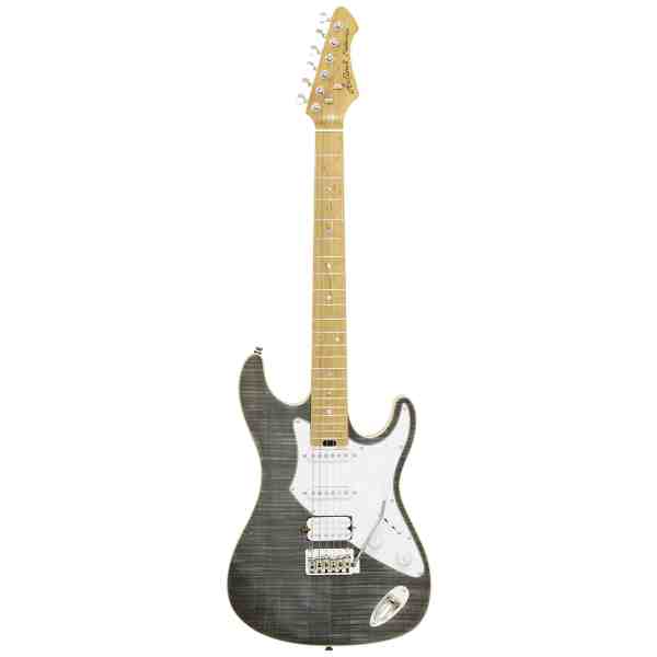 Aria® 714-MK2 Guitarra Eléctrica Fullerton Flamed Stratocaster® Style