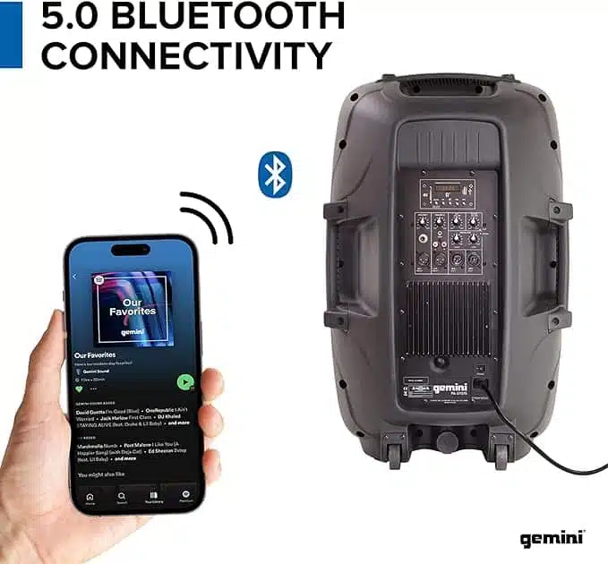Gemini PA-SYS15 Sistema de Audio Portable 15" - Imagen 7