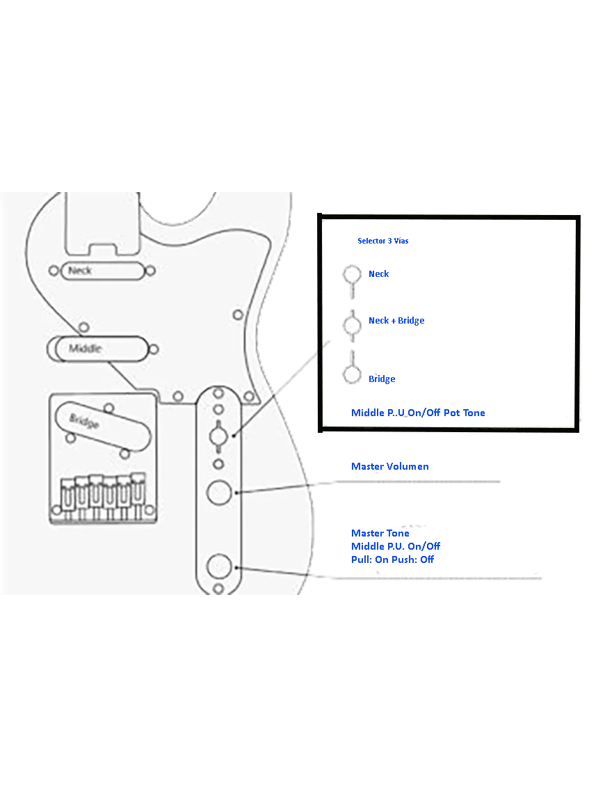 Aria Pro II Guitarra Eléctrica 615-GTR Tele Black Alumin - Imagen 4