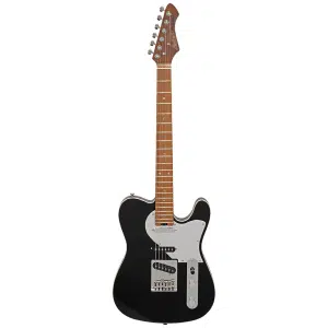 Aria Pro II Guitarra Eléctrica 615-GTR Tele Black Alumin