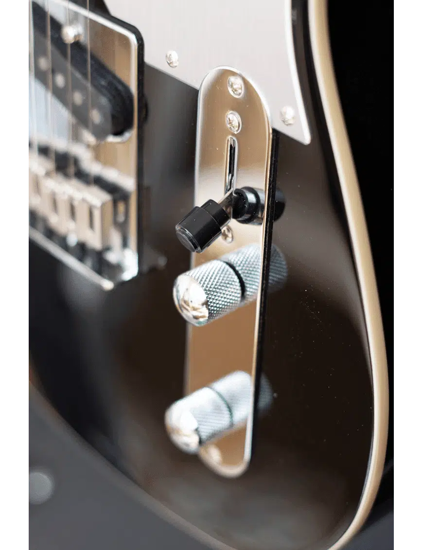 Aria Pro II Guitarra Eléctrica 615-GTR Tele Black Alumin - Imagen 5