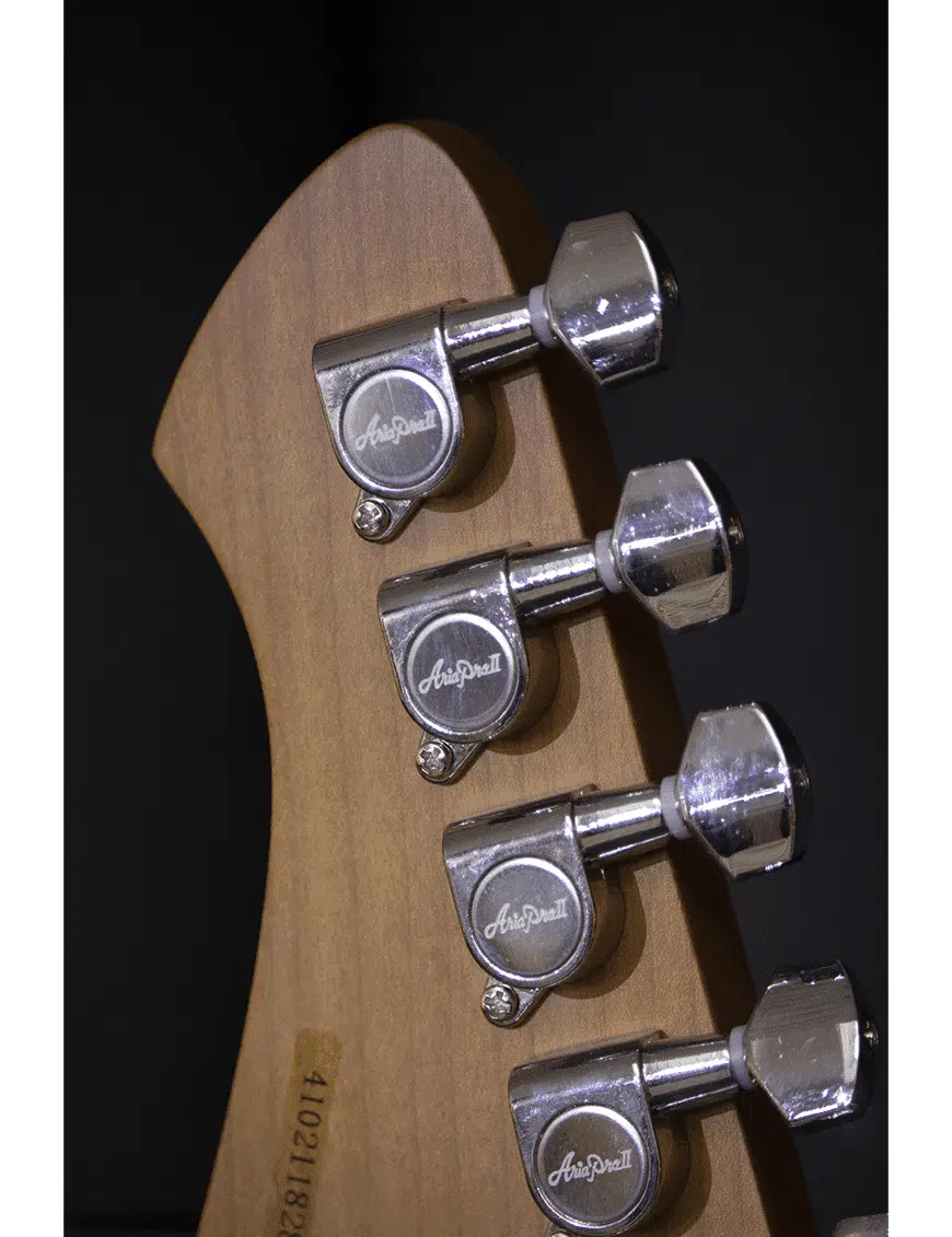 Aria Pro II Guitarra Eléctrica 714-MK2 Fullerton Flamed Stratocaster Style - Imagen 4