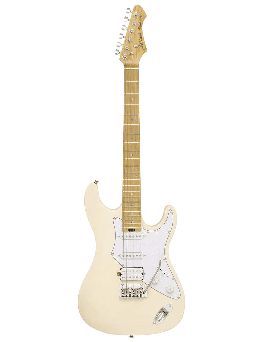Aria Pro II Guitarra Eléctrica 714-MK2 Fullerton Flamed Stratocaster Style