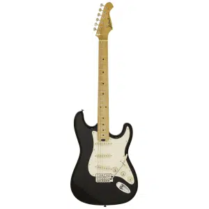 Aria Pro II Guitarra Eléctrica STG-57 SSS Tremolo Stratocaster Style | Color: Black