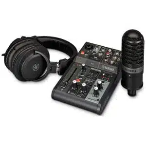 Yamaha Pack de Transmisión en vivo 3 canales AG03MK2 Black