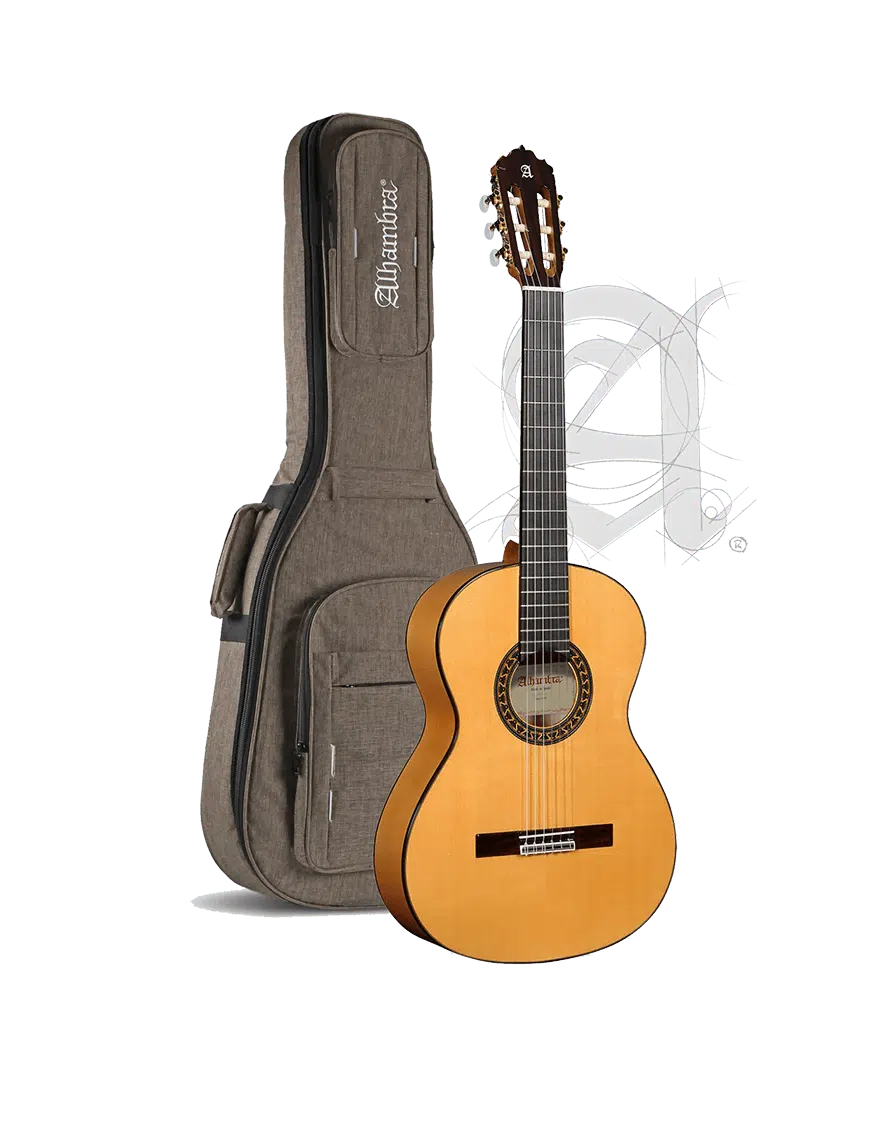 Alhambra Guitarra Flamenca Conservatorio 5F Funda 9738