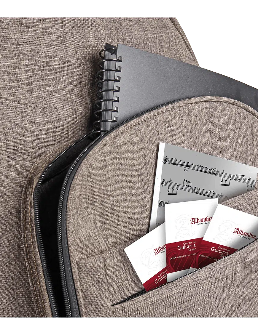 Alhambra Funda Guitarra Clásica 9738 4/4 25mm Marron - Imagen 4