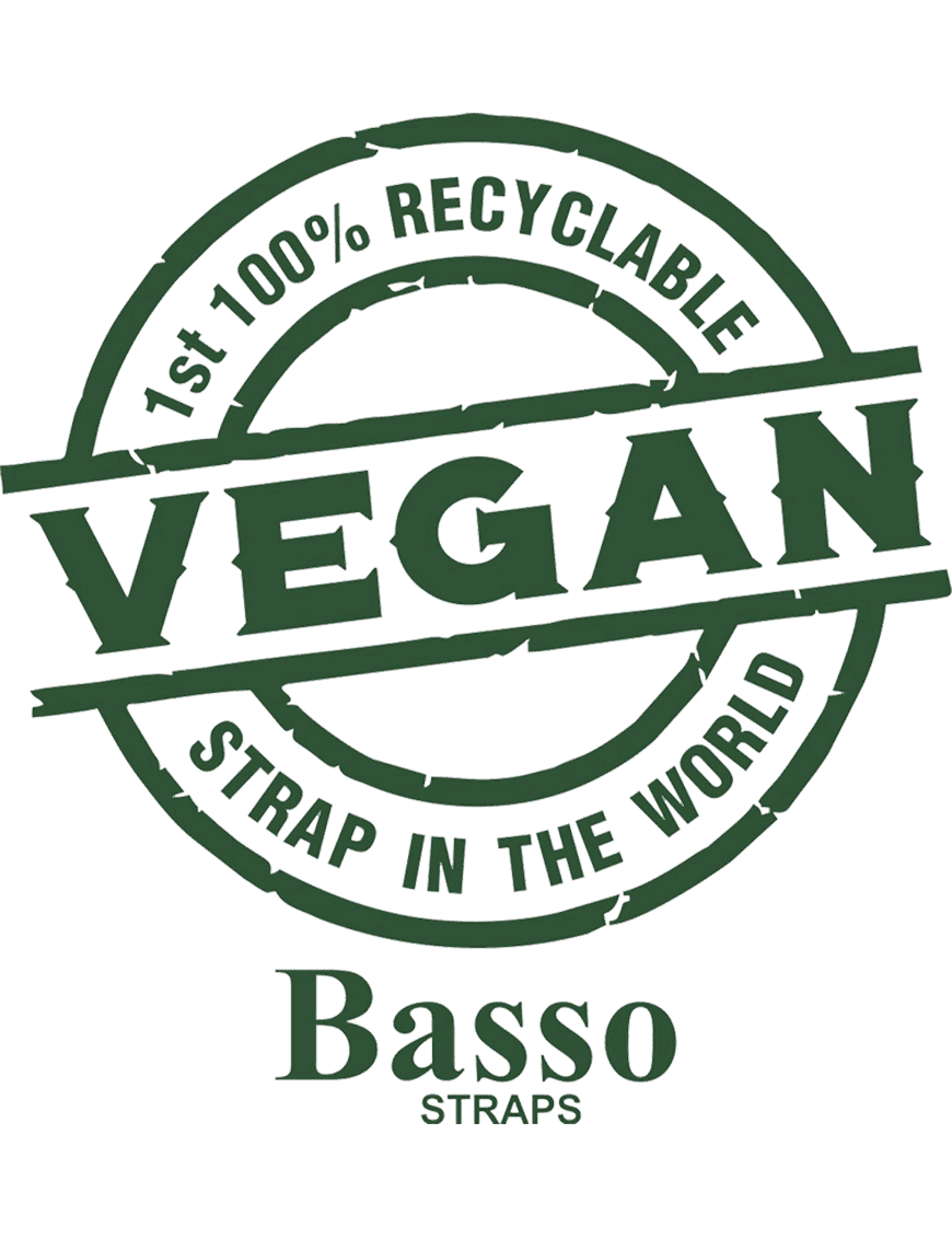 Basso Groove Correa Bajo EcoStrap Vegano 9 Cm Color: Negro - Imagen 2