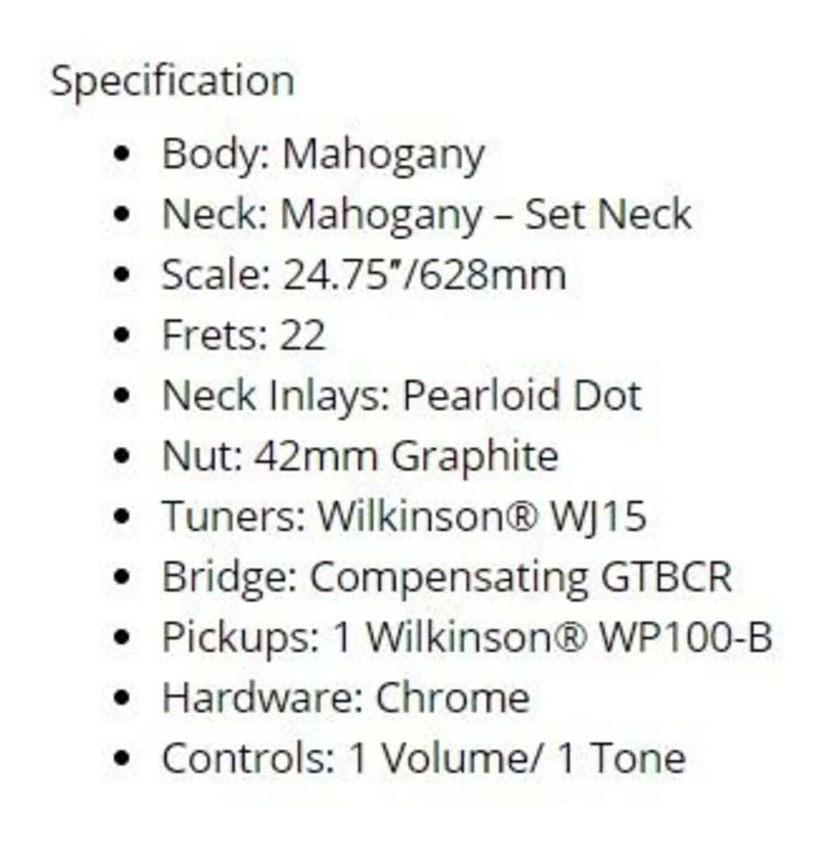 Vintage Guitarra Eléctrica V120TB - Imagen 2