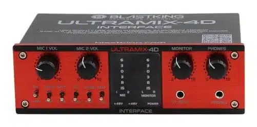 Blastking Interfaz Audio Studio Ultramix-4d