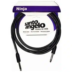 Santo Angelo® NINJA 4.57mt Cable Instrumentos Plug ¼" Recto a Plug ¼" Recto OFHC