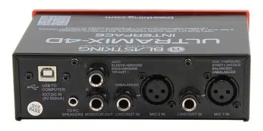 Blastking Interfaz Audio Studio Ultramix-4d - Imagen 3