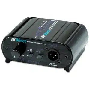 ART Caja Directa Pasiva AV Direct Box Audio Video Multi Input
