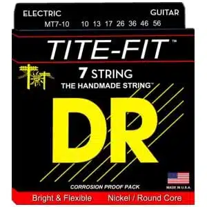 Dr Cuerdas Guitarra Electrica 7 Cuerdas Mt7-10-56 Tite Fit