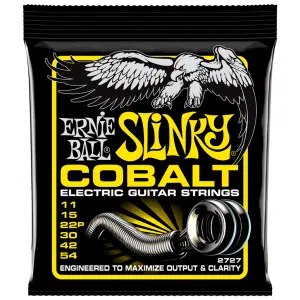 Ernie Ball 2727 Cuerdas Guitarra Eléctrica 6 Cuerdas 11-54 Beefy SLINKY COBALT