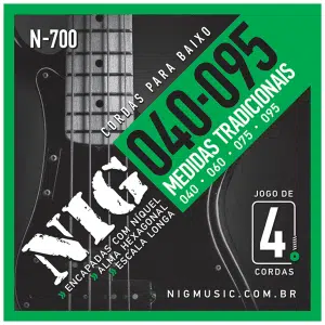 NIG N-700 Cuerdas Bajo Eléctrico 4 Cuerdas 40-95 Acero Níquel