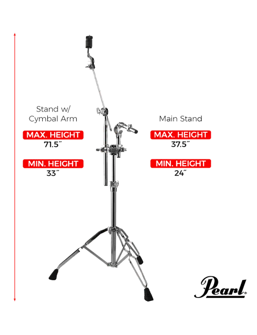 Pearl Atril Platillo Tom Boom TC-900 Advanced Harware - Imagen 5