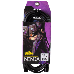 Santo Angelo® NINJA LW 3.05 mt Cable Micrófono XLR a XLR OFHC