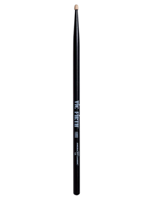 Vic Firth 5A-BK American Classic Baqueta Negra Punta Madera - Imagen 3