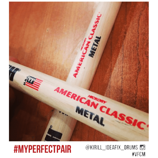 Vic Firth CM METAL American Classic Baqueta Punta Madera - Imagen 2