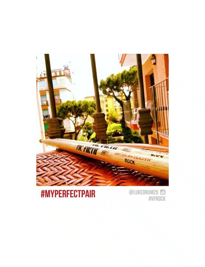 Vic Firth Rock American Classic Baqueta Punta Madera - Imagen 4