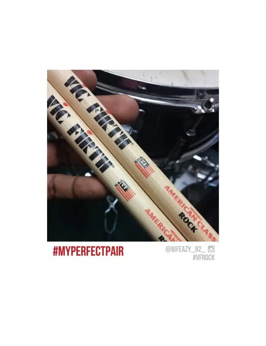 Vic Firth Rock American Classic Baqueta Punta Madera - Imagen 5