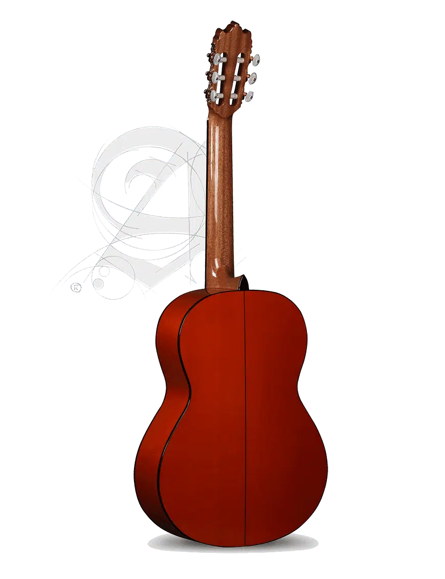 Alhambra Guitarra Flamenca Conservatorio 4F Funda 9738 - Imagen 2