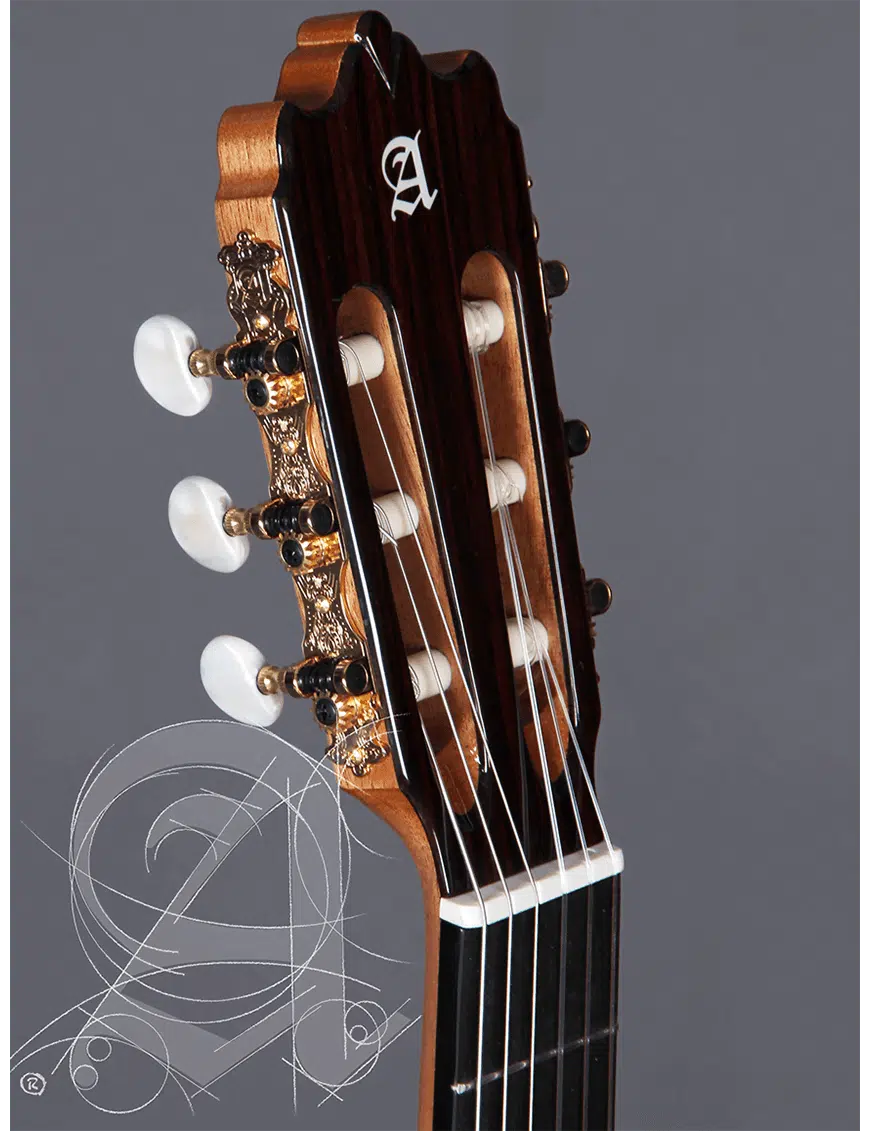 Alhambra Guitarra Flamenca Conservatorio 4F Funda 9738 - Imagen 4