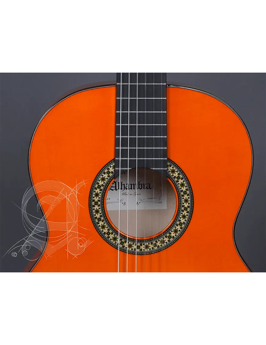 Alhambra Guitarra Flamenca Conservatorio 4F Funda 9738 - Imagen 5