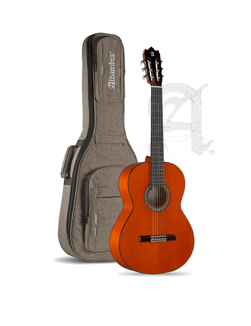 Alhambra Guitarra Flamenca Conservatorio 4F Funda 9738