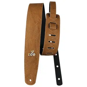 Basso Correa Guitarra EcoStrap Whiskey 6,5 Cm Vegana
